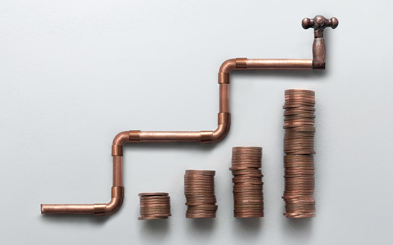 Copper price increases and housing costs